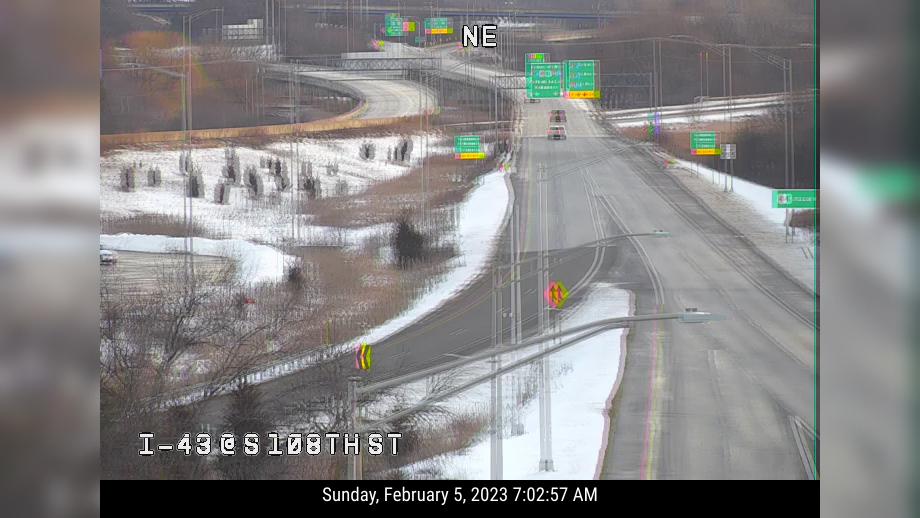 Wrightstown: I-43 at 108th St Traffic Camera