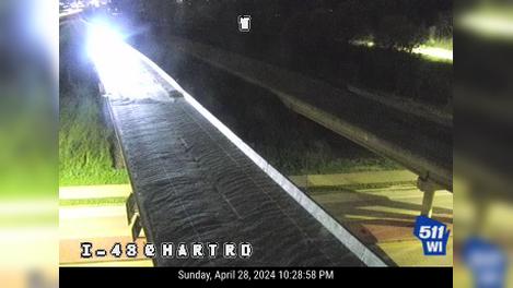Town of Turtle: I-43 at Hart Rd Traffic Camera
