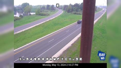 Tomah: I-94 WB at Ramp to I-90 Traffic Camera