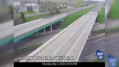 Tomah: I-90 at US 12/WIS Traffic Camera