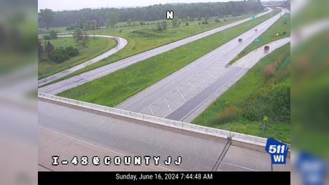 Traffic Cam Frost Woods: I-43 at County JJ Player