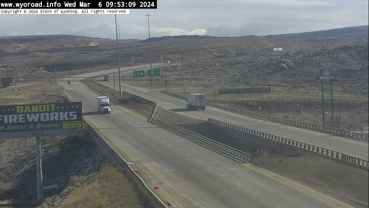 Traffic Cam Rock Springs: I-80 at Player