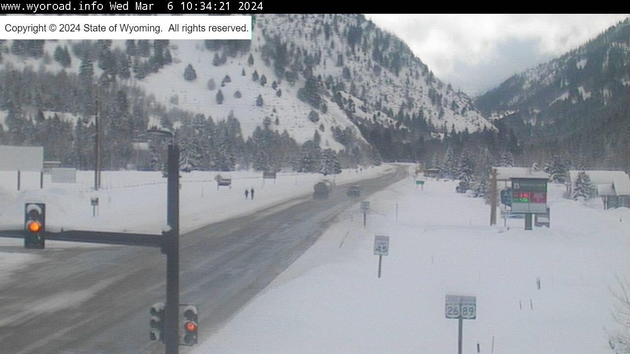 Jackson: US-89: Alpine Junction, WY: Alpine Jct Canyon Traffic Camera